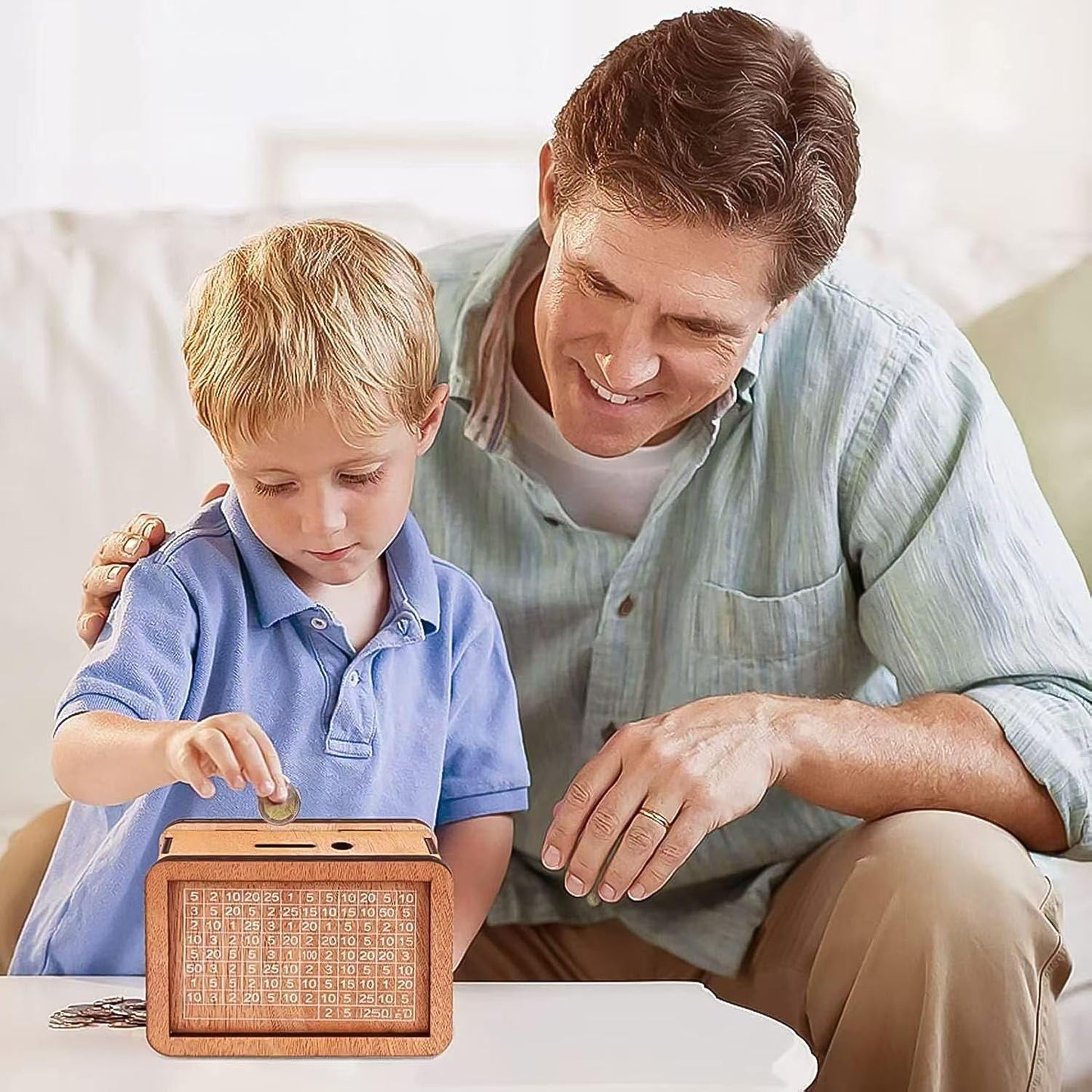 Wooden Money / Piggy Bank, Money Box