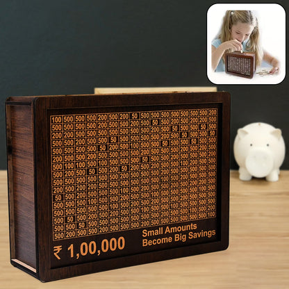 Wooden Money / Piggy Bank, Money Box